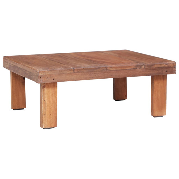 Stolić za kavu od masivnog obnovljenog drva 60 x 45 x 23 cm