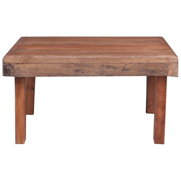 Stolić za kavu od masivnog obnovljenog drva 60 x 45 x 23 cm