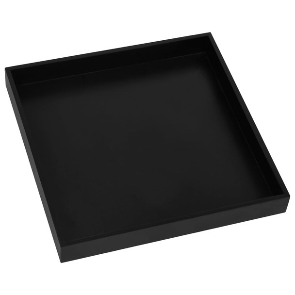 Bočni stolić crno-zlatni 38 x 38 x 38,5 cm MDF