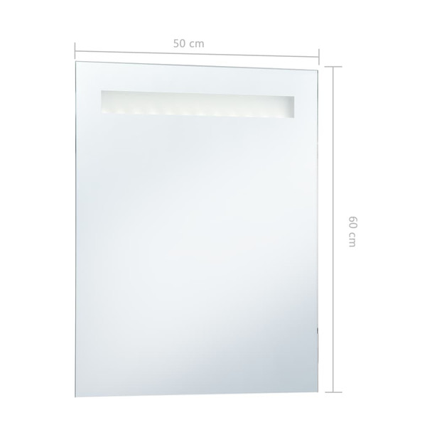 Kupaonsko LED zidno ogledalo 50 x 60 cm 144708