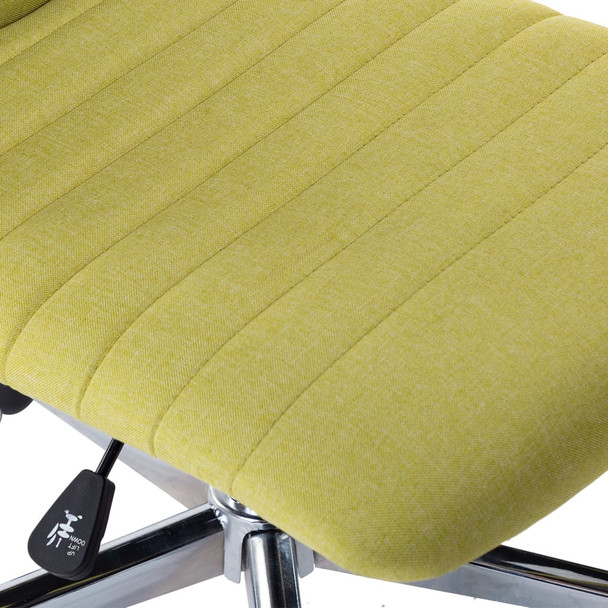 Blagovaonske stolice od tkanine 4 kom zelene 3056535