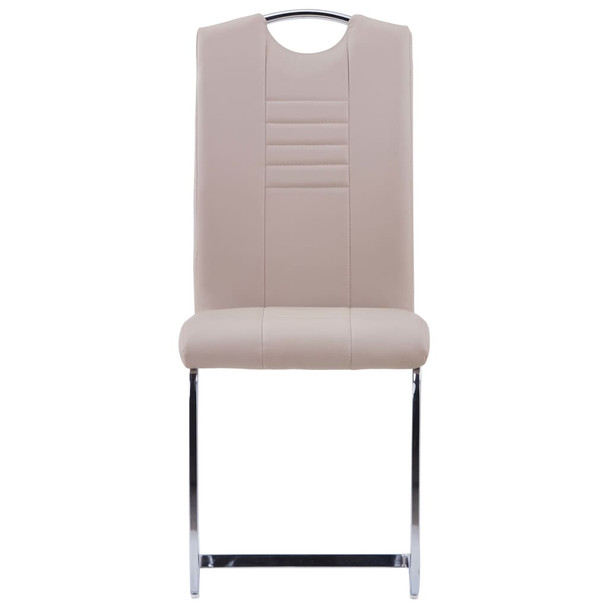 Konzolne blagovaonske stolice od umjetne kože 2 kom cappuccino 281779