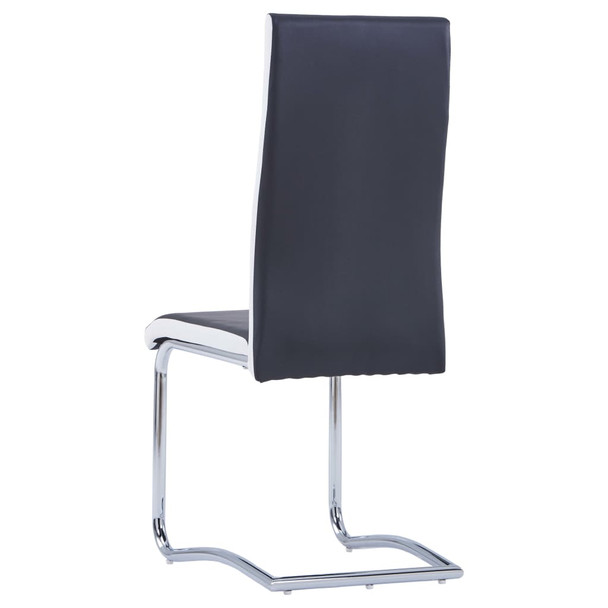 Konzolne blagovaonske stolice od umjetne kože 4 kom crne 281724