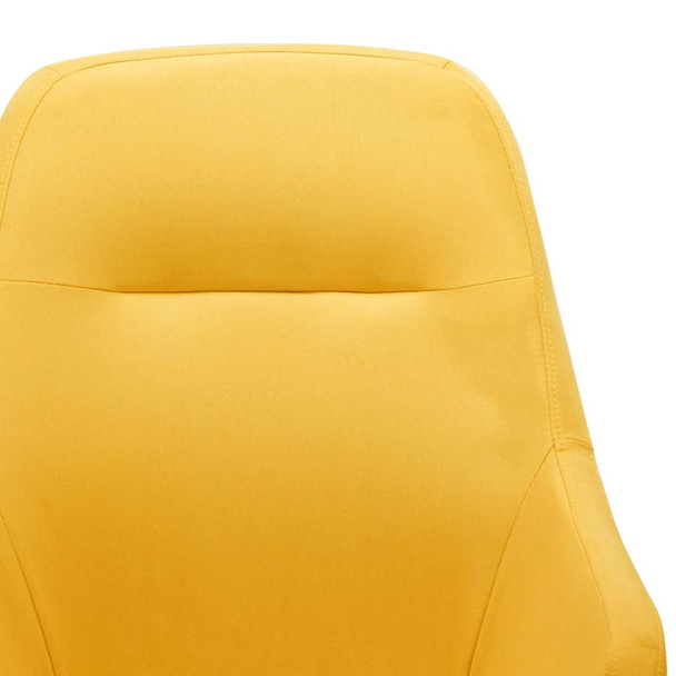Stolica za ljuljanje od tkanine boja senfa 289544