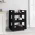 Kuhinjska kolica crna 60 x 45 x 80 cm od konstruiranog drva 816817 Kuhinjska kolica crna 60 x 45 x 80 cm od konstruiranog drva 816817