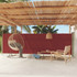 Uvlačiva bočna tenda za terasu 160 x 600 cm crvena 317961