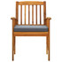 3058089 7 Piece Garden Dining Set with Cushions Solid Acacia Wood (45962+2x312131) 3058089