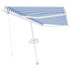 Samostojeća automatska tenda 400 x 300 cm plavo-bijela 3069546