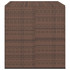 Kutija za vrtne jastuke od PE ratana 100 x 97,5 x 104 cm smeđa 317227 Kutija za vrtne jastuke od PE ratana 100 x 97,5 x 104 cm smeđa 317227