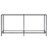 Konzolni stol prozirni 160 x 35 x 75,5 cm od kaljenog stakla 331698 Konzolni stol prozirni 160 x 35 x 75,5 cm od kaljenog stakla 331698