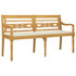 Klupa Batavia s krem jastukom 150 cm od masivne tikovine 3100828 Klupa Batavia s krem jastukom 150 cm od masivne tikovine 3100828