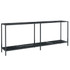 Konzolni stol crni 200 x 35 x 75,5 cm od kaljenog stakla 331709 Konzolni stol crni 200 x 35 x 75,5 cm od kaljenog stakla 331709