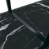 Konzolni stol crni 200 x 35 x 75,5 cm od kaljenog stakla 331709 Konzolni stol crni 200 x 35 x 75,5 cm od kaljenog stakla 331709