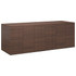 Kutija za vrtne jastuke od PE ratana 291 x 100,5 x 104 cm smeđa 317236 Kutija za vrtne jastuke od PE ratana 291 x 100,5 x 104 cm smeđa 317236