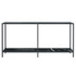 Konzolni stol crni 160 x 35 x 75,5 cm od kaljenog stakla 331701 Konzolni stol crni 160 x 35 x 75,5 cm od kaljenog stakla 331701
