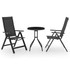 3-dijelni bistro set crni i antracit 3070654