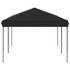 Sklopivi šator za zabave 3 x 6 m crni 93539