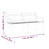 Klupa Batavia s crnim jastukom 150 cm od masivne tikovine 3100833 Klupa Batavia s crnim jastukom 150 cm od masivne tikovine 3100833