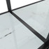 Konzolni stol bijeli 160 x 35 x 75,5 cm od kaljenog stakla 331700 Konzolni stol bijeli 160 x 35 x 75,5 cm od kaljenog stakla 331700