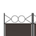 Sobna pregrada s 5 panela smeđa 200 x 200 cm od tkanine 350155