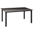 7-dijelni vrtni blagovaonski set crno-smeđi 3060073