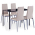 Petodijelni blagovaonski set boja cappuccina 281701