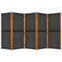 Sobna pregrada s 5 panela crna 350 x 180 cm 319181 Sobna pregrada s 5 panela crna 350 x 180 cm 319181