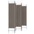 Sobna pregrada s 5 panela antracit 200 x 200 cm od tkanine 350156 Sobna pregrada s 5 panela antracit 200 x 200 cm od tkanine 350156