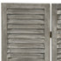 Sobna pregrada s 3 panela siva 106,5 x 166 cm od masivnog drva 338574