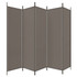 Sobna pregrada s 5 panela Antracit 250 x 200 cm od tkanine 350188 Sobna pregrada s 5 panela Antracit 250 x 200 cm od tkanine 350188