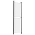 Sobna pregrada s 4 panela bijela 200 x 180 cm od tkanine 350214