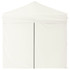 Sklopivi šator za zabave s bočnim zidovima 2 x 2 m krem 93501