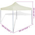 Krem sklopivi šator 3 x 3 m 41463