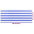 Balkonski zastor plavo-bijeli 90 x 300 cm HDPE 310888