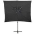 Konzolni suncobran s dvostrukim vrhom 250 x 250 cm antracit 312362 Konzolni suncobran s dvostrukim vrhom 250 x 250 cm antracit 312362
