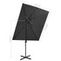 Konzolni suncobran s dvostrukim vrhom 250 x 250 cm antracit 312362 Konzolni suncobran s dvostrukim vrhom 250 x 250 cm antracit 312362