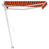 Samostojeća tenda na ručno uvlačenje 350x250cm narančasto-smeđa 3069520