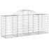 Lučne gabionske košare 10 kom 200x50x80/100cm pocinčano željezo 3146307 Lučne gabionske košare 10 kom 200x50x80/100cm pocinčano željezo 3146307