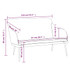 Klupa crna 110 x 76 x 80 cm baršunasta 351469 Klupa crna 110 x 76 x 80 cm baršunasta 351469