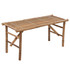 Sklopiva vrtna klupa s jastukom 118 cm od bambusa 3063855