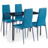 Petodijelni blagovaonski set plavi 281703