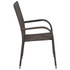 7-dijelni vrtni blagovaonski set smeđi 3067877