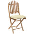 5-dijelni sklopivi vrtni blagovaonski set od bambusa 3063977