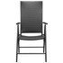 5-dijelni vrtni blagovaonski set crno-smeđi 3060053