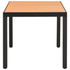 5-dijelni vrtni blagovaonski set crno-smeđi 3060053