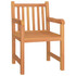 3-dijelni vrtni blagovaonski set od masivne tikovine 3157146