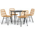 5-dijelni vrtni blagovaonski set od poliratana 3157874