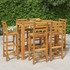 7-dijelni vrtni blagovaonski set od masivnog bagremovog drva 3154397