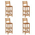 5-dijelni vrtni blagovaonski set od masivnog bagremovog drva 3154396