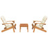 3-dijelna vrtna garnitura Adirondack masivno bagremovo drvo 3152134
